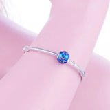 925 Sterling Silver Colorful Coconut Tree Charms Bracelet & Pendant Necklace