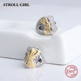 925 Silver Just Married Heart Bead Charm for European Charm Bracelet