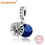 925 Silver Evil Queen's Magic Crystal Charm Bead DIY Jewelry