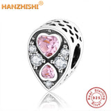 925 Sterling Silver Charms Bracelet Bead Gift DIY Jewelry For Women