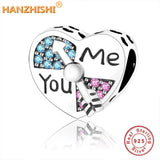 925 Sterling Silver Charms Bracelet Bead Gift DIY Jewelry For Women