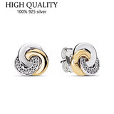 925 Sterling Silver Round Earrings Wedding Jewelry