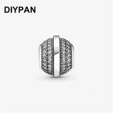 Original Pan Bracelet Charm Pave Charm Bead Women DIY Jewelry Berloque