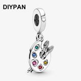 Stitch&Castle Charm Bracelet Berloque Jewelry Dangle Charms Pendant