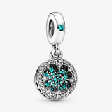 Original Four Leaf Clover Dangle Charm Bracelet Pendant Jewelry Berloque