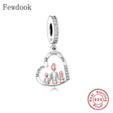 925 Silver Pan Charm Bracelet Bead for Mum Sister Teacher Berloque