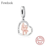 925 Silver Pan Charm Bracelet Bead for Mum Sister Teacher Berloque