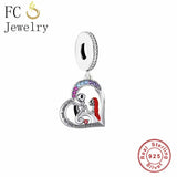 925 Silver Skull and Girl Dance Forever Charm Bracelet Bead
