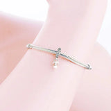 925 Silver Baby Pacifier Nipple Bead Bracelet Charm