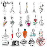 925 Silver Baby Pacifier Nipple Bead Bracelet Charm