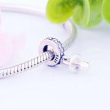 925 Silver Baby Pacifier Nipple Bead Bracelet Charm