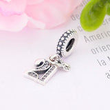 925 Silver Alphabet & Numbers Charm Bracelet Bead Making Berloque