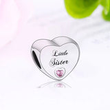 Family Charm Bracelet 925 Silver Bead for Grandma Sister Berloque