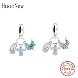 925 Silver Baby Charms Bracelet Birthday Berloque