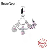 925 Silver Baby Charms Bracelet Birthday Berloque