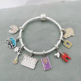925 Silver Central Perk Coffee Bead Bracelet Charm