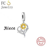 925 Silver Niece You Are My Sunshine Bracelet