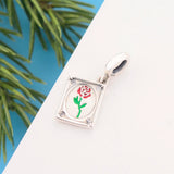 925 Silver Rose Tale Charms Bracelet Bead