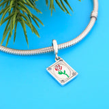 925 Silver Rose Tale Charms Bracelet Bead