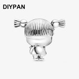 Fit Original Pan Charms Bracelet Little Girl Charm Beads Women Jewelry Berloque