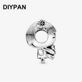 Fit Original Pan Charms Bracelet Little Girl Charm Beads Women Jewelry Berloque
