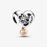 Fit Original Bracelet Love You Heart Charm Pendant Jewelry Berloque
