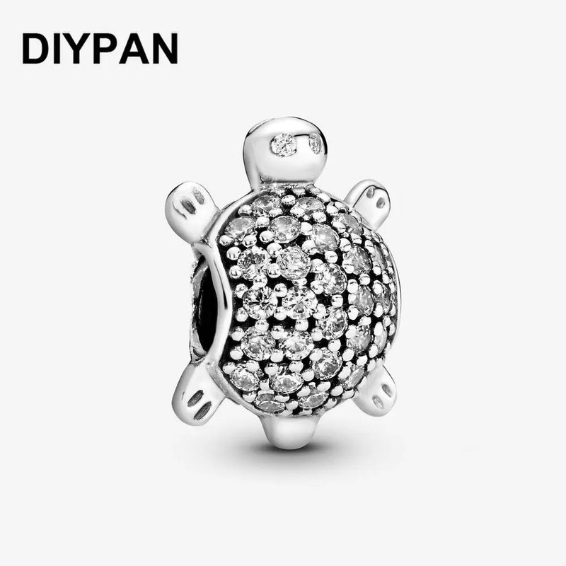 Pave Sea Turtle Charm Bracelet for Women