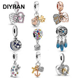 Original Up House & Balloons Charm Bracelet Pendant for Women