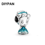 Fit Original Pan Charms Bracelet Princess Charm Pendant Dangle Women Jewelry