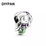 Fit Original Pan Charms Bracelet Princess Charm Pendant Dangle Women Jewelry