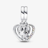 Original Bracelet Puzzle Piece Hearts Friendship Dangle Charm Jewelry