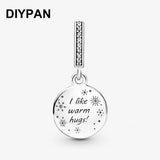 Pan Charms Bracelet Snow Double Dangle Charm Pendant Jewelry Women