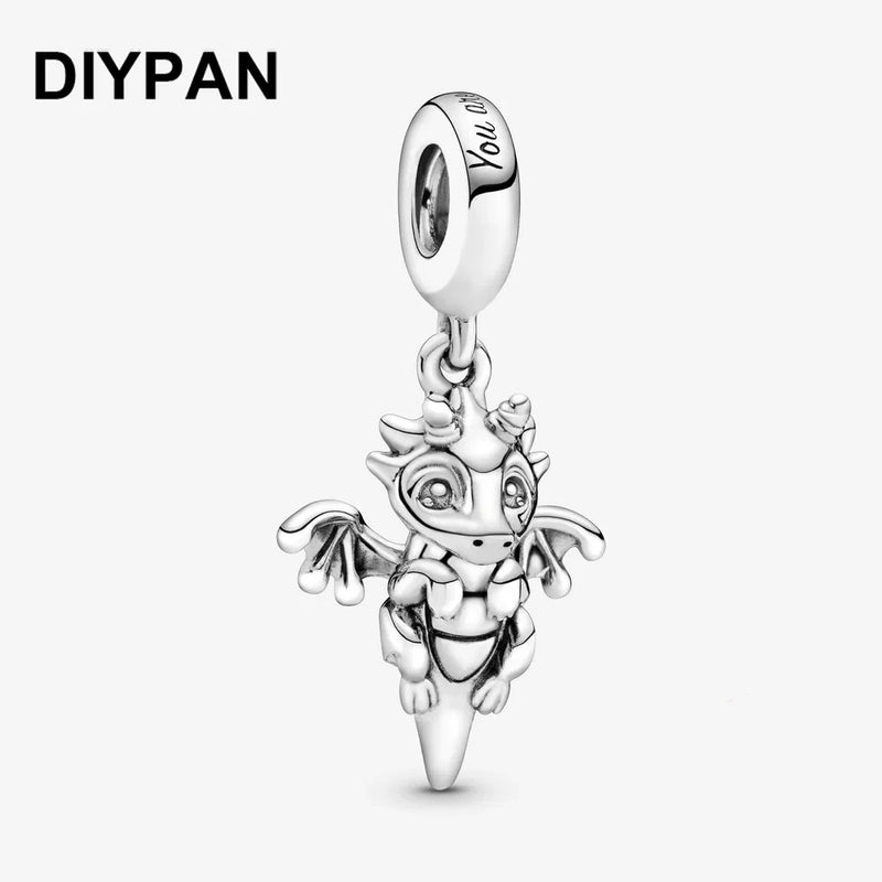 You Are Magic Dragon Dangle Charm Bracelet Berloque