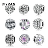 Zircon Star Charms Bracelet Beads for Jewelry Making