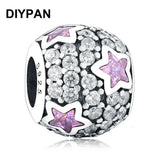 Zircon Star Charms Bracelet Beads for Jewelry Making
