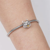 925 Silver Dalmatian Puppy Rabbit Heart Bead DIY Jewelry Berloque