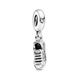 925 Sterling Silver Interlocking Hearts Family Tree Dangle Bead