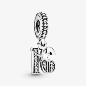 925 Sterling Silver Queen Charm Bead DIY Jewelry Making Berloque
