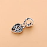 925 Sterling Silver Queen Charm Bead DIY Jewelry Making Berloque
