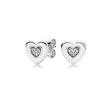 925 Sterling Silver Crystal Pan Long Earrings DIY Wedding Jewelry