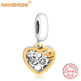 925 Silver Owl Bee Pendant Charm Bracelet Necklace Jewelry