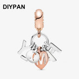 Family Letters Dangle Charm Pendant DIY Jewelry Berloque