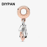Family Letters Dangle Charm Pendant DIY Jewelry Berloque