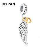 Bird Parrot Dangle Charm Beads for DIY Bracelet Jewelry