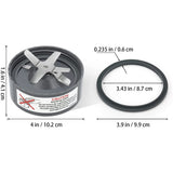 900W Replacement Extractor Blade & Cups for 600W Blender