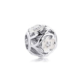 Europe Bracelets Abstract Spacer Beads 925 Sterling Silver Charms