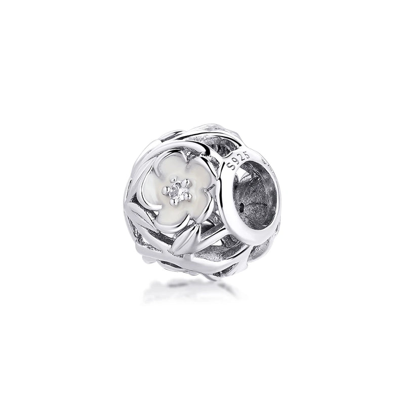 Europe Bracelets Abstract Spacer Beads 925 Sterling Silver Charms