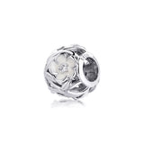 Europe Bracelets Abstract Spacer Beads 925 Sterling Silver Charms