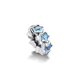 Europe Bracelets Starshine Beads CZ 925 Silver Charms Jewelry