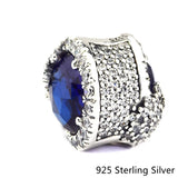 925 Silver Snowflake Charm Bracelet with CZ